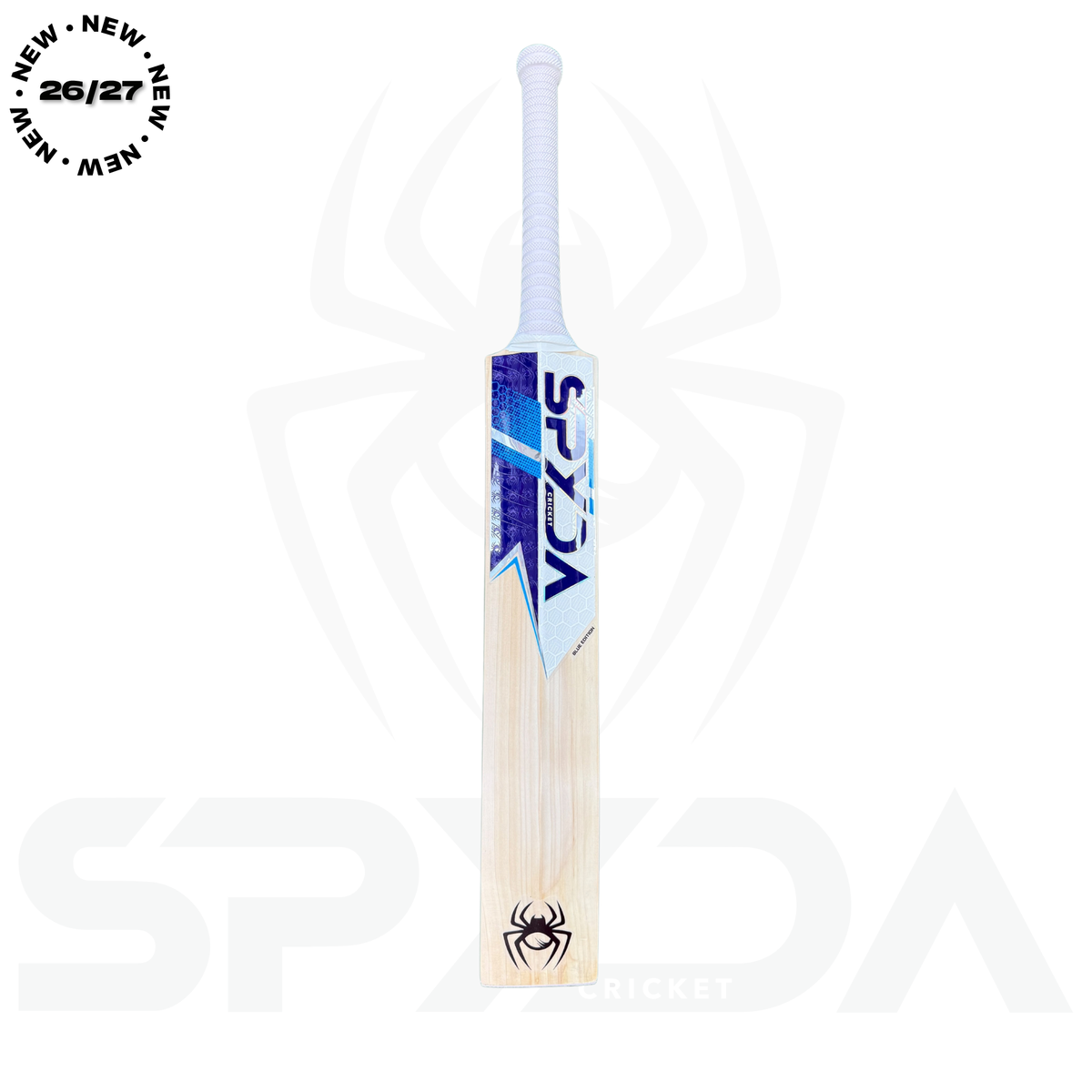 SPYDA Blue Edition English Willow Cricket Bat – SH - 26/27