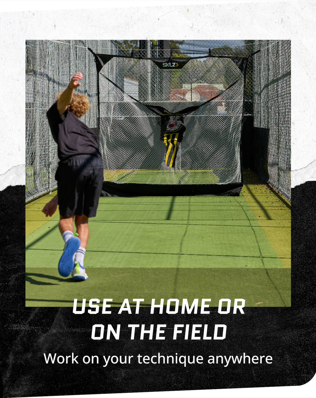 SKLZ Cricket Suspended Stumps Net