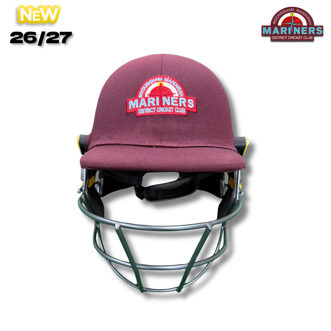 Masuri T Line Steel Custom Batting Helmet – Rockingham MCC - Senior –26/27