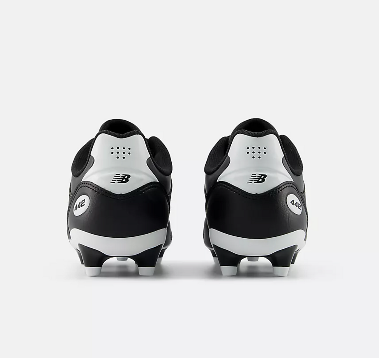 New Balance 442 Team FG V3 Men’s Football Shoes - Black with white - D Width