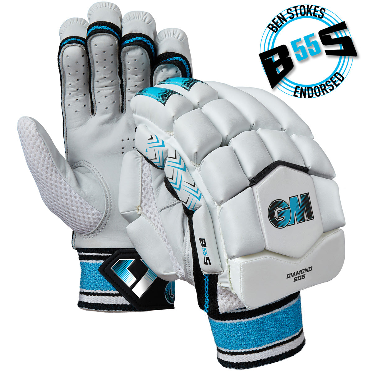 GM 606 Diamond Cricket Batting Gloves - 25