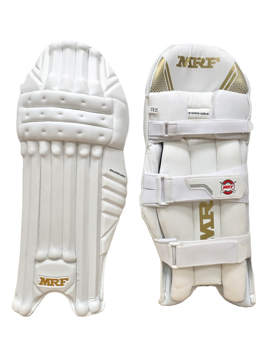 MRF Wizard Gold Cricket Batting Pads - Adult