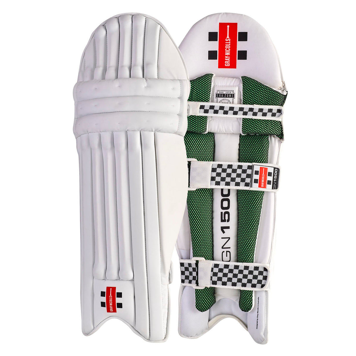 Gray Nicolls 1500 Cricket Batting Leg Guards - 25/26 - Adult