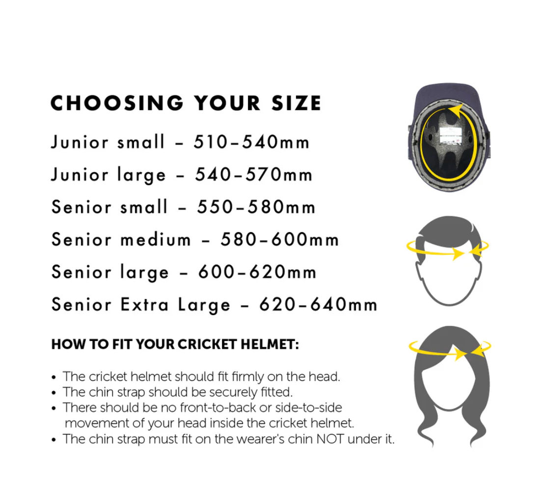 Masuri C Line Steel Cricket Batting Helmet - Senior