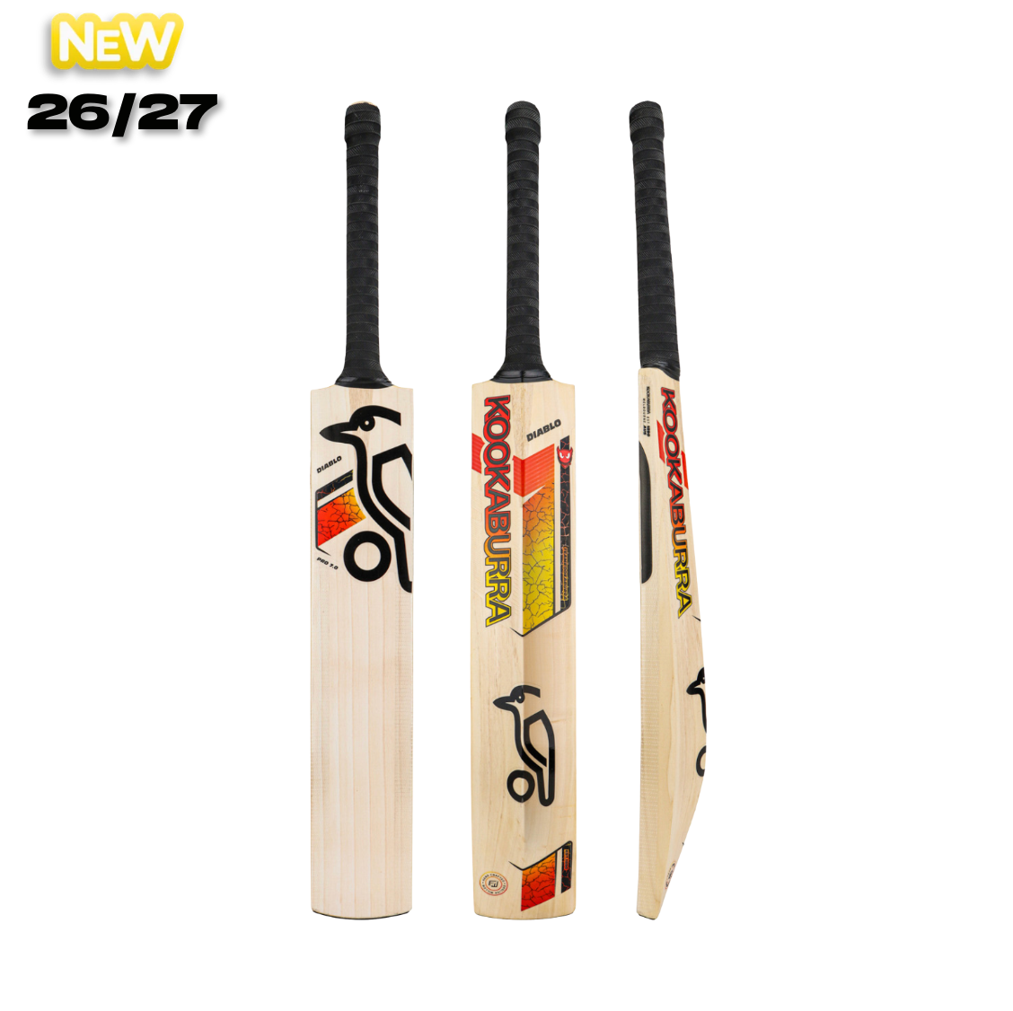 Kookaburra Diablo Pro 7.0 Hybrid Willow Cricket Bat – Junior - 26/27