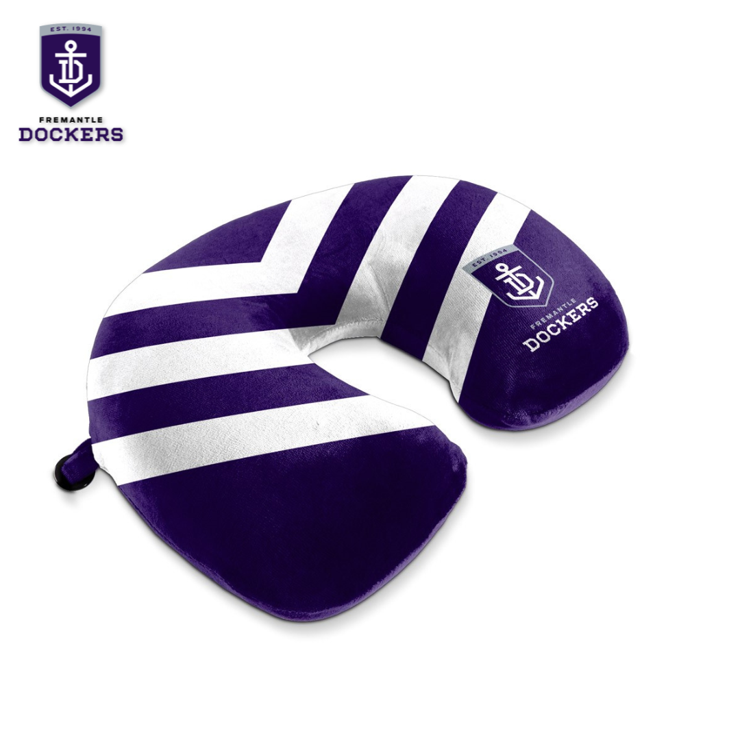 Fremantle Dockers Travel Pillow – Official AFL Merchandise