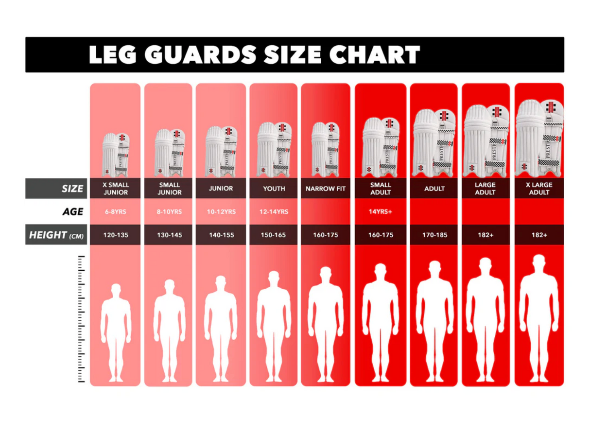 Gray Nicolls Select Cricket Batting Leg Guards - Navy - Ambi - Adult - 25/26