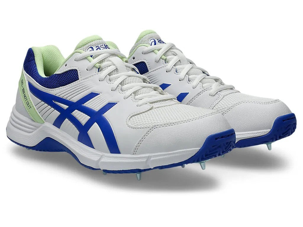 ASICS GEL-100 Not Out Cricket Shoes - Full Spike - 26/27