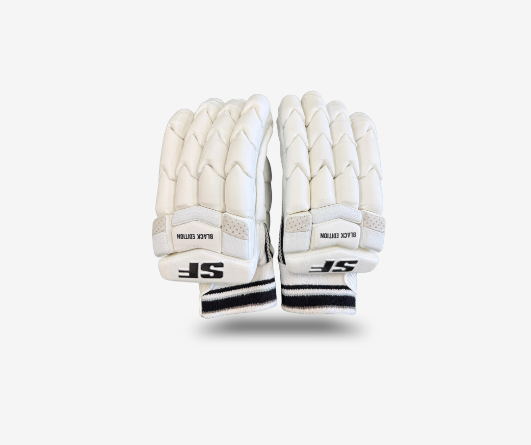 SF Black Edition Cricket Batting Gloves - Youth - RH