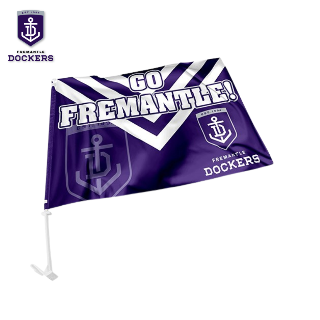 Fremantle Dockers Car Flag – Official AFL Merchandise