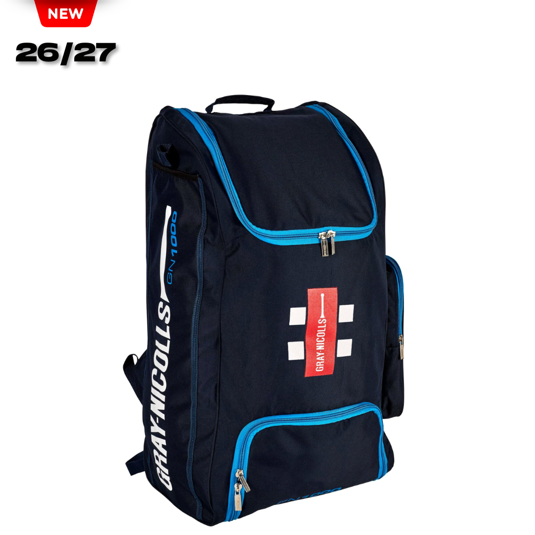 Gray Nicolls GN 1000 Duffle Cricket Kit Bag - Blue - 26/27