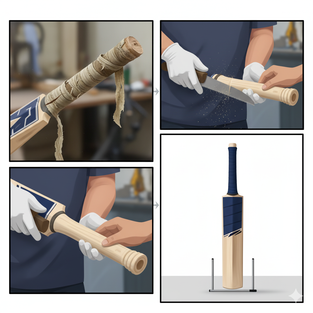 Cricket Bat - Handle Replacement Service
