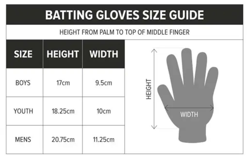 DSC Blak 66 Cricket Batting Gloves - 25/26