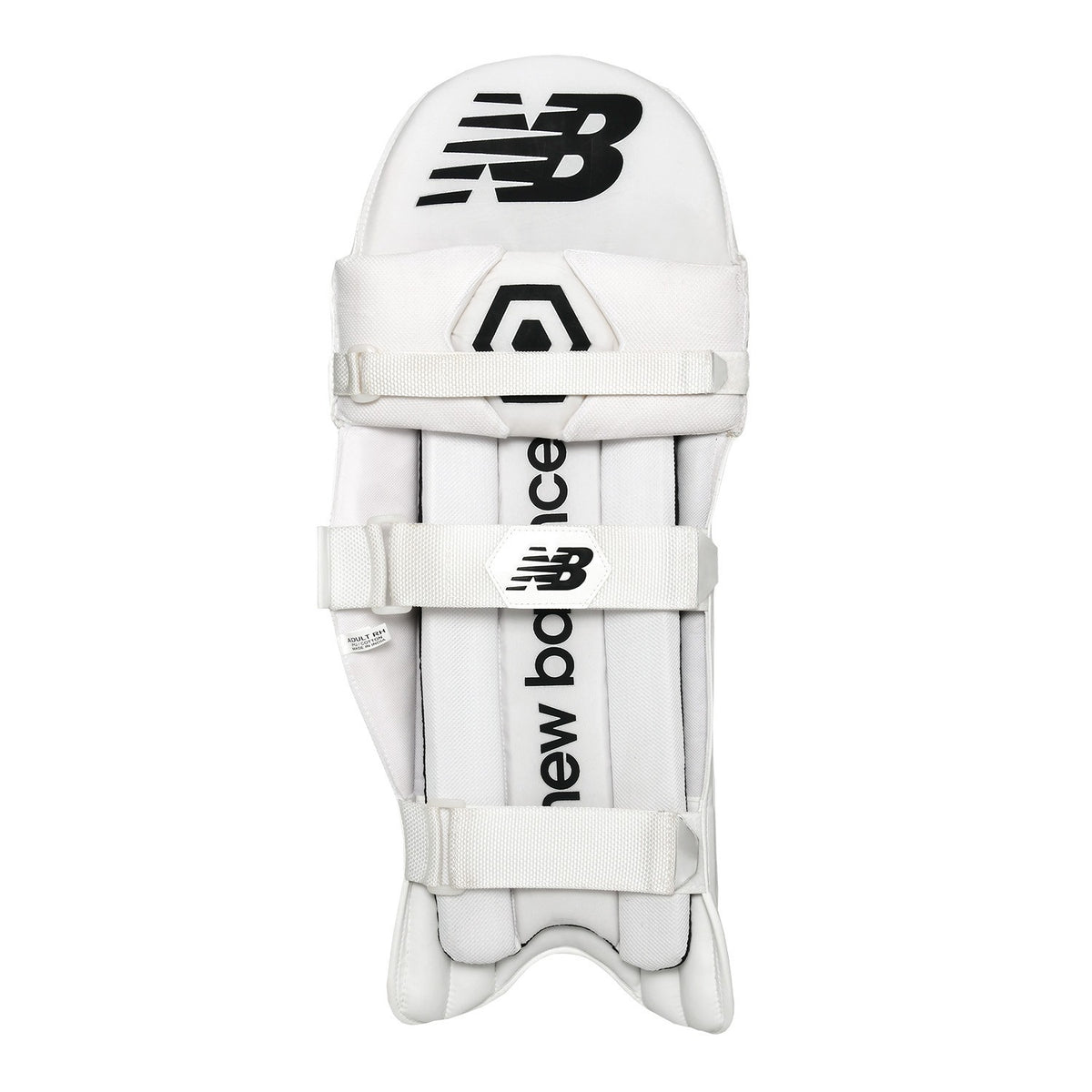 New Balance Heritage 600 Cricket Batting Pads – White - Adult RH - 26/27
