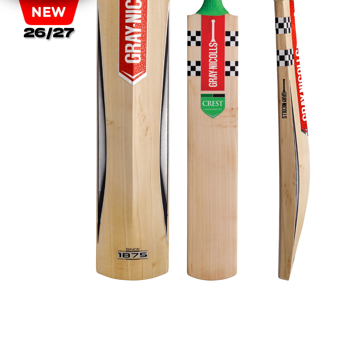 Gray Nicolls Crest English Willow Cricket Bat – SH - 26/27