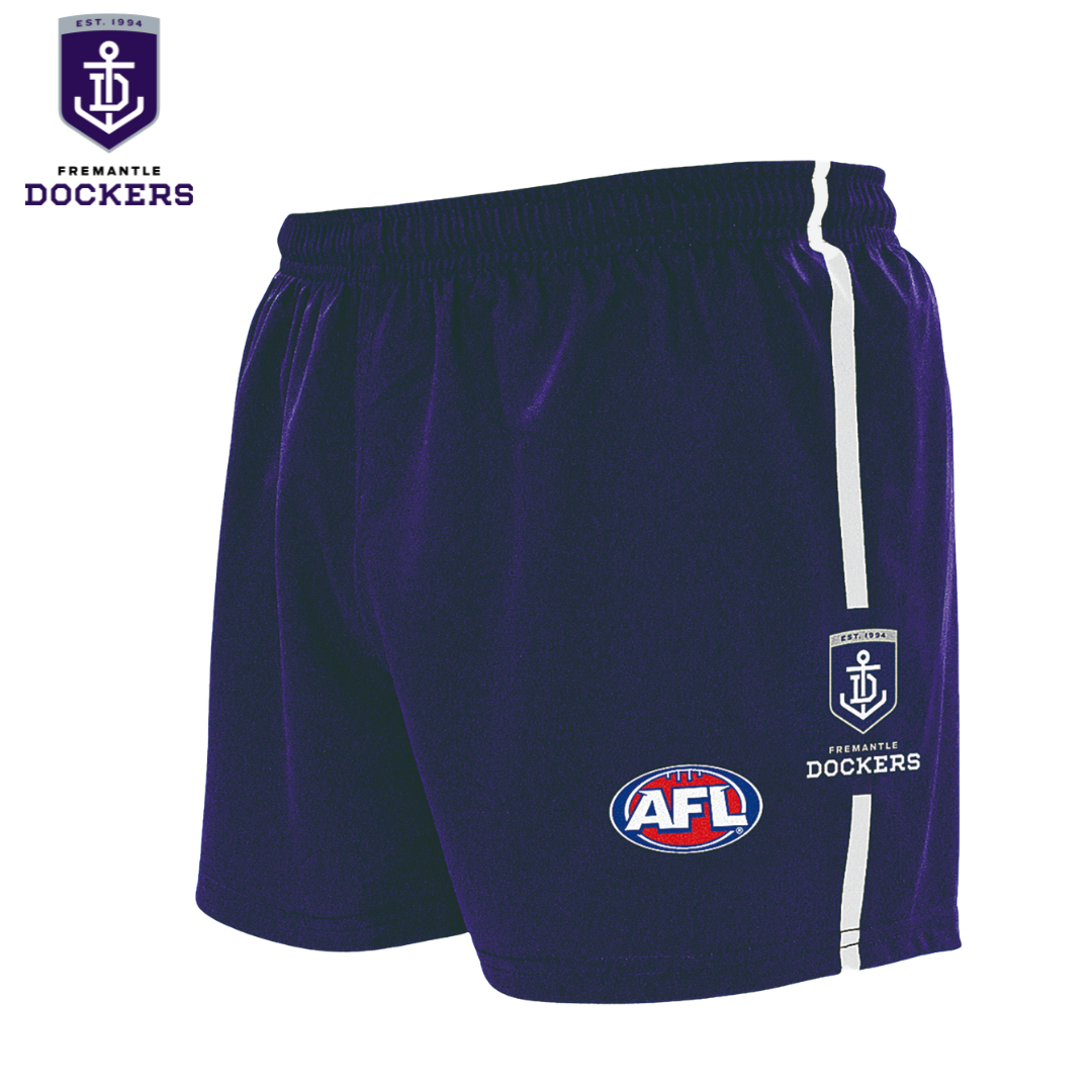 AFL Junior Replica Home Shorts - Fremantle Dockers