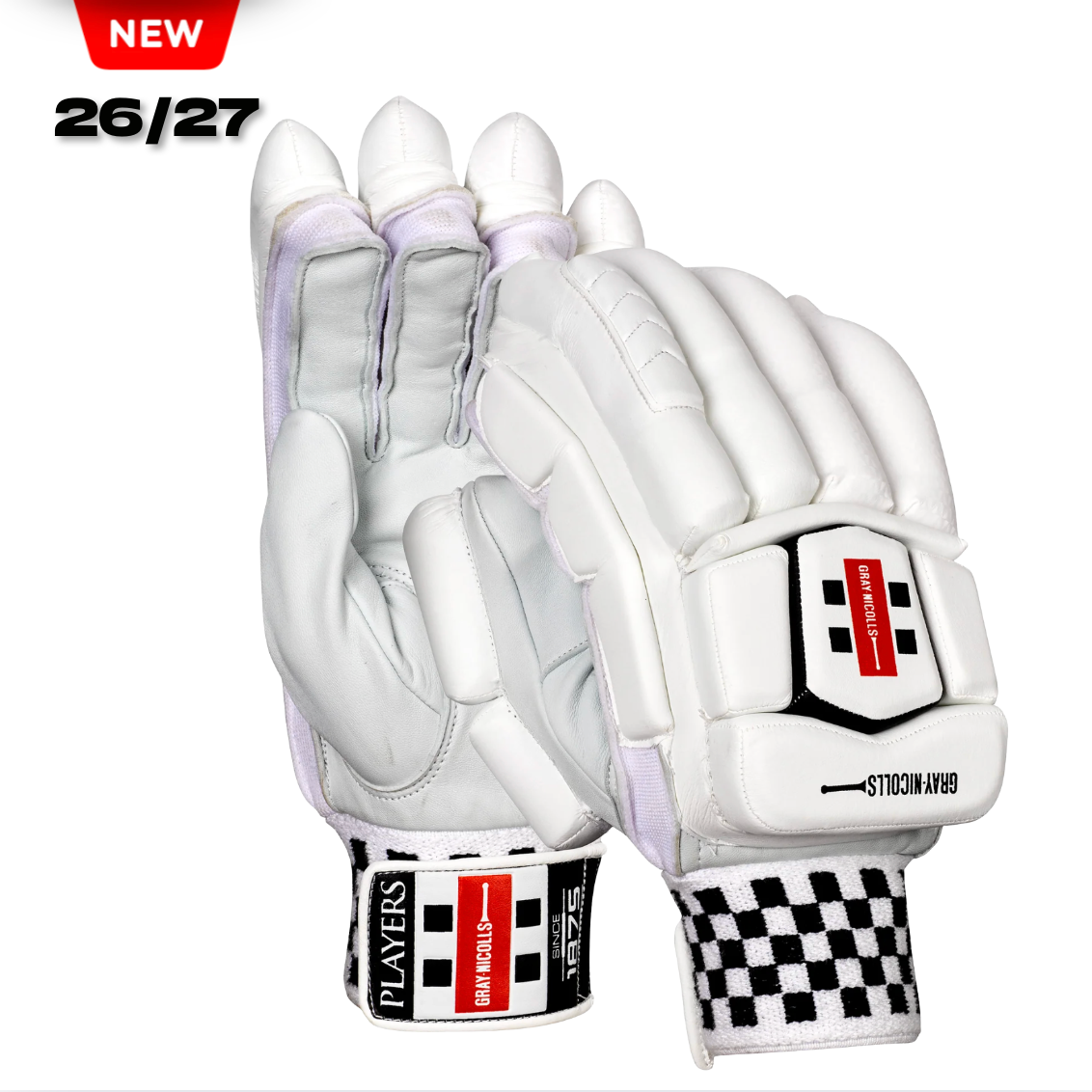Gray Nicolls Players Cricket Batting Gloves - Adult - 26-27