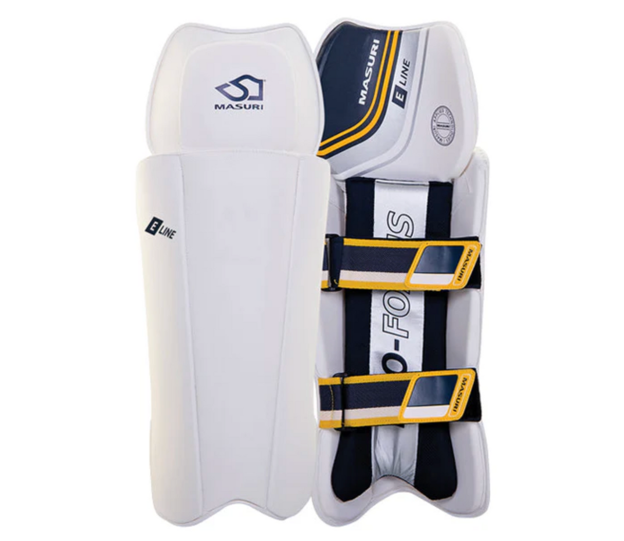 Masuri E-Line Cricket Wicket Keeping Pads - Senior - 26/27