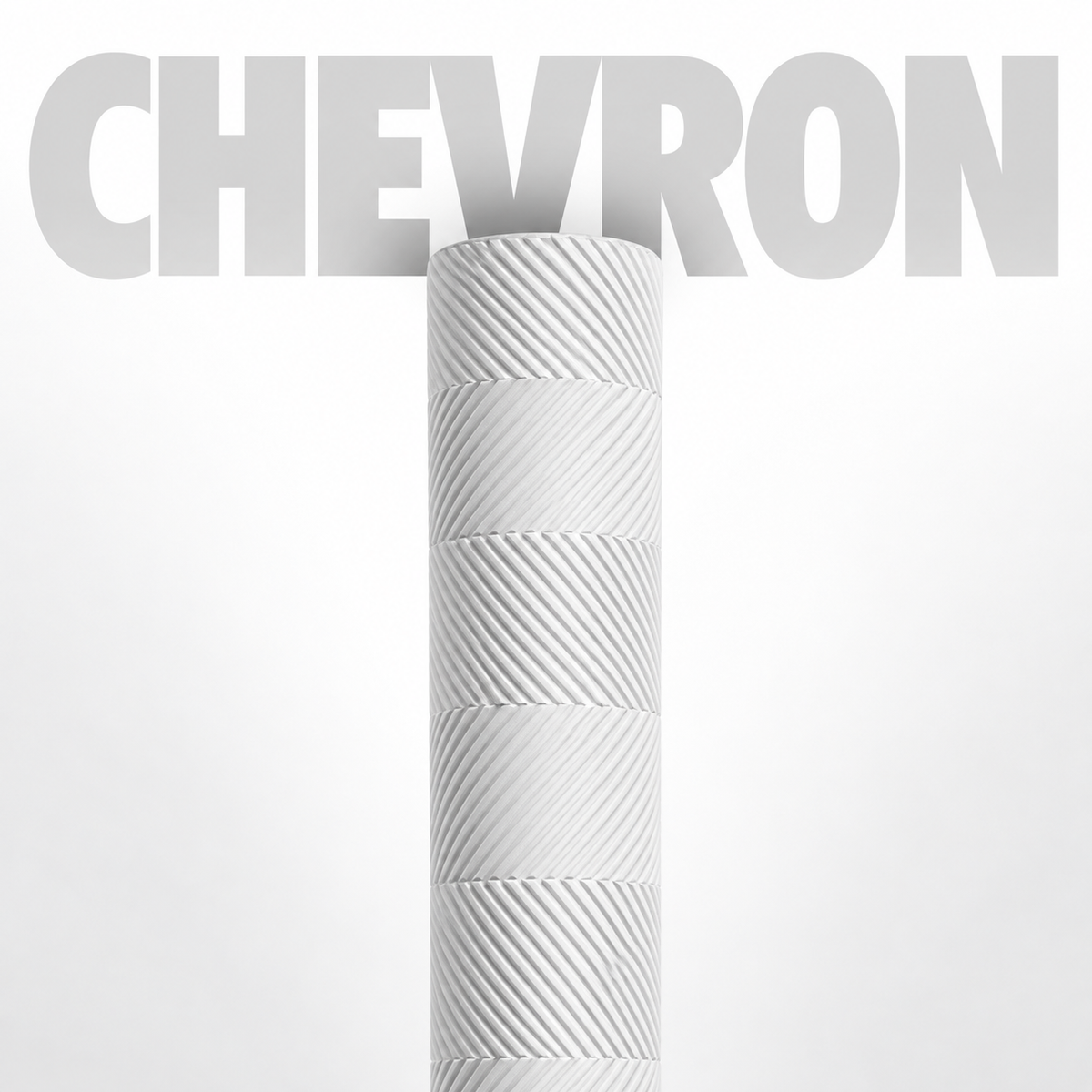 SPYDA Cricket Bat Grip - Chevron  - White