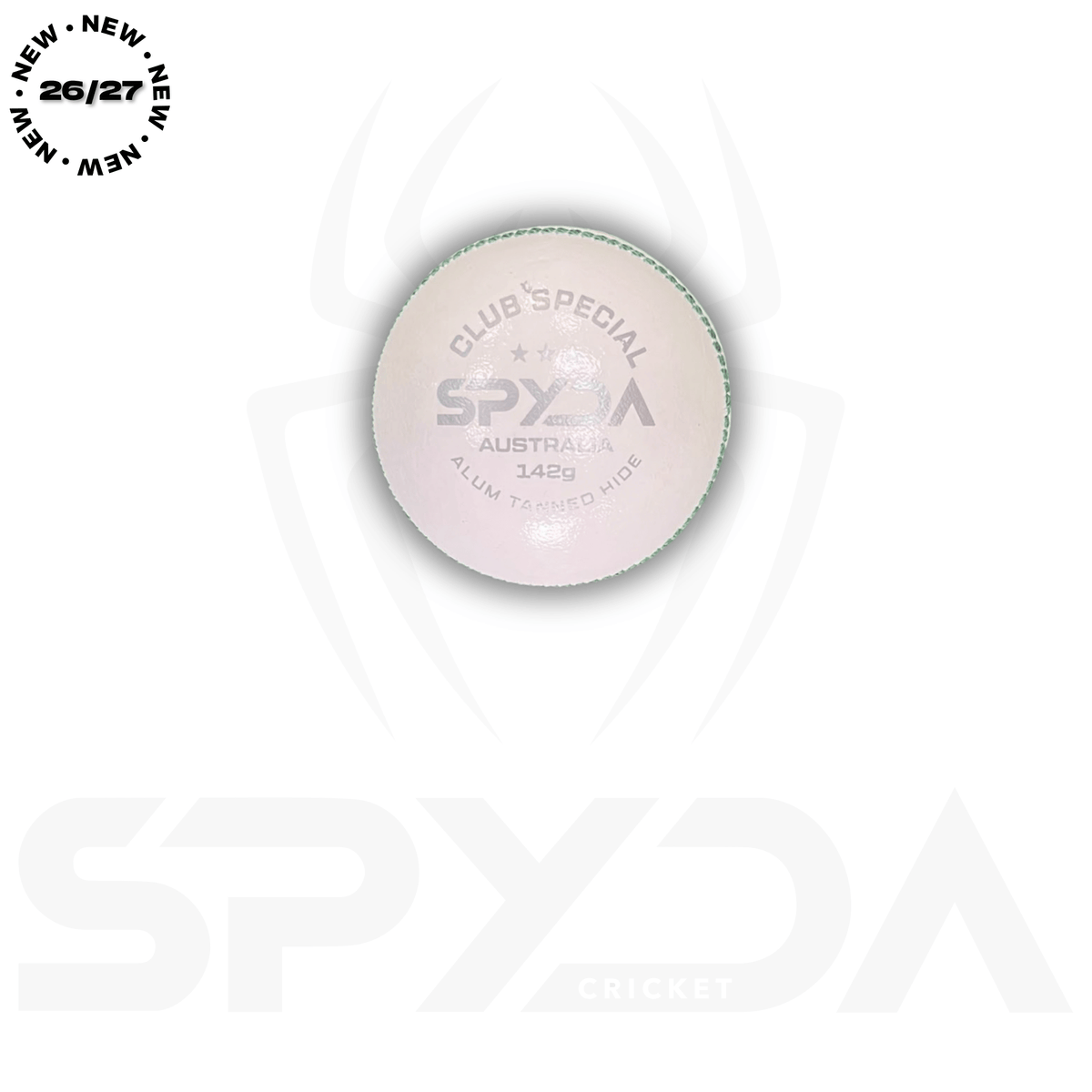 SPYDA County Cricket Ball - 2PC - White