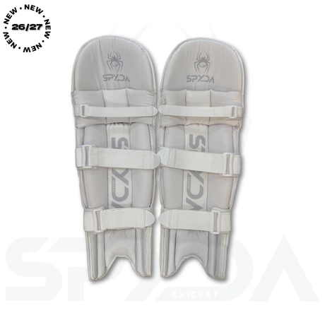 SPYDA-LITE Silver Edition Cricket Batting Pads - Adult - Ambi - 26/27