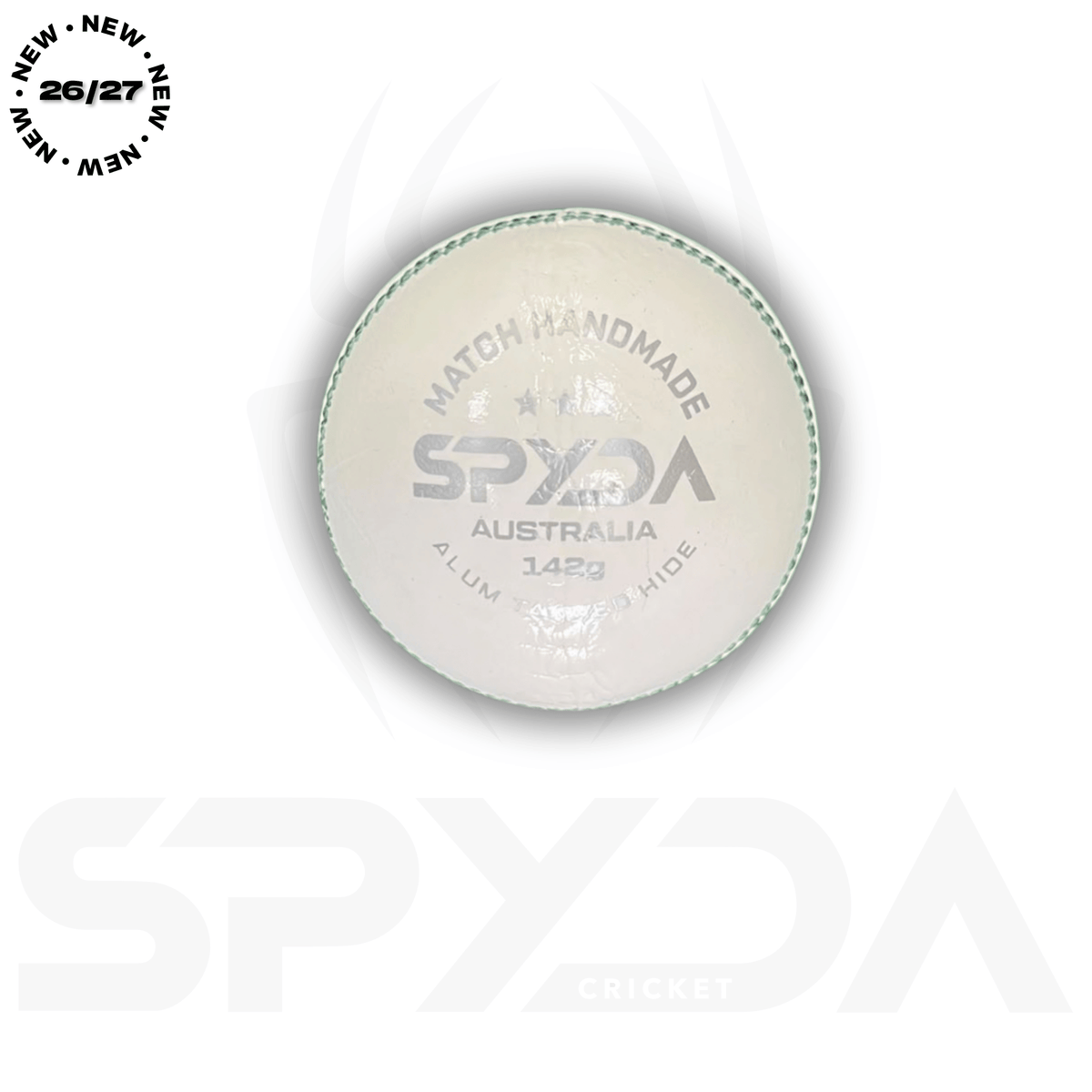 SPYDA Match Special Cricket Ball – 4PC – White – 142gm