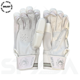 SPYDA Silver Edition Cricket Batting Gloves - Adult - 26/27