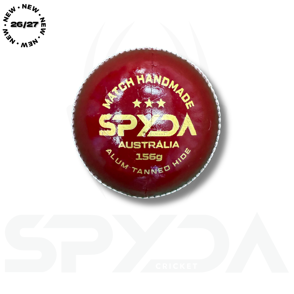 SPYDA Match Special Cricket Ball - 4PC - Red - 156gm