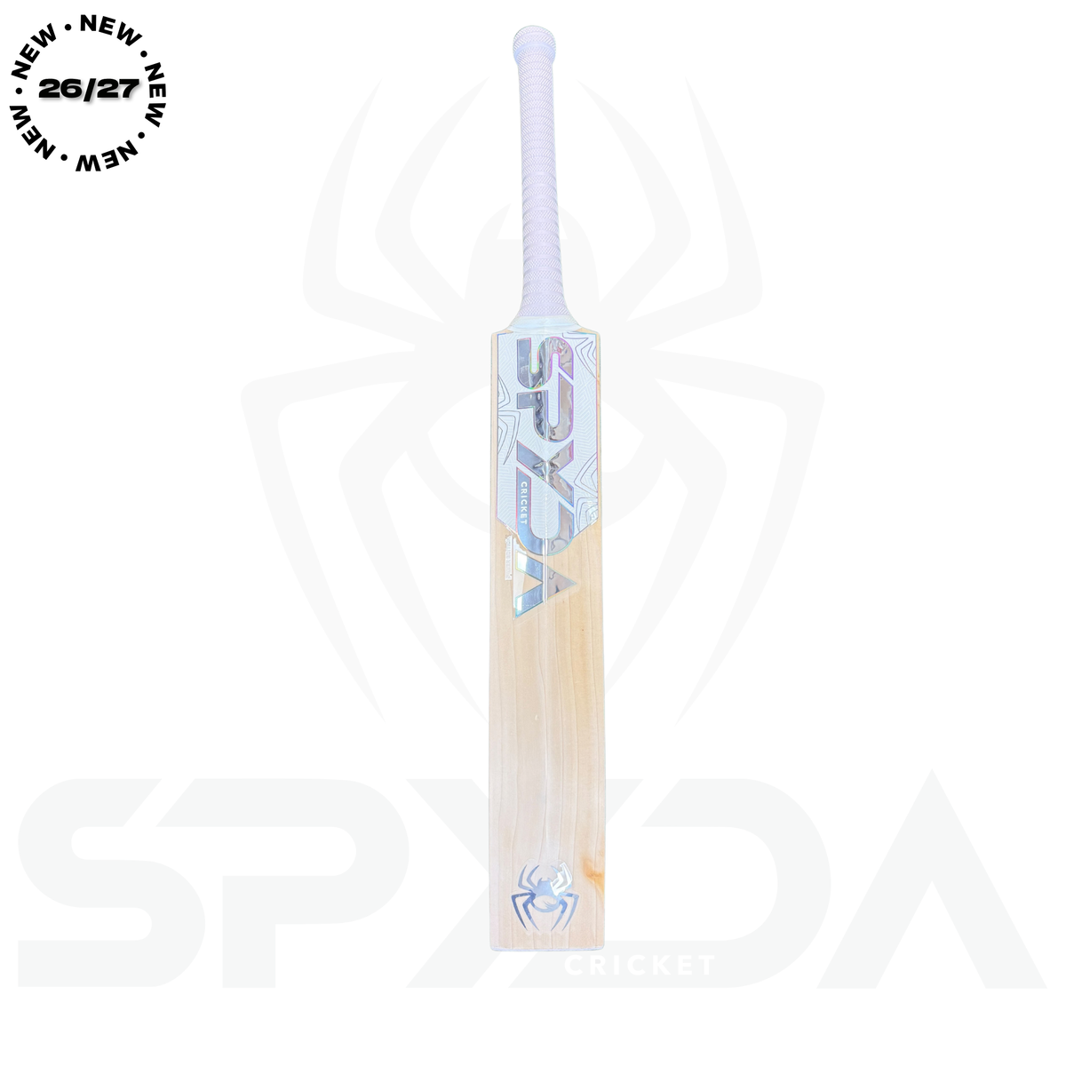 SPYDA Silver Edition English Willow Cricket Bat – LB - 26/27