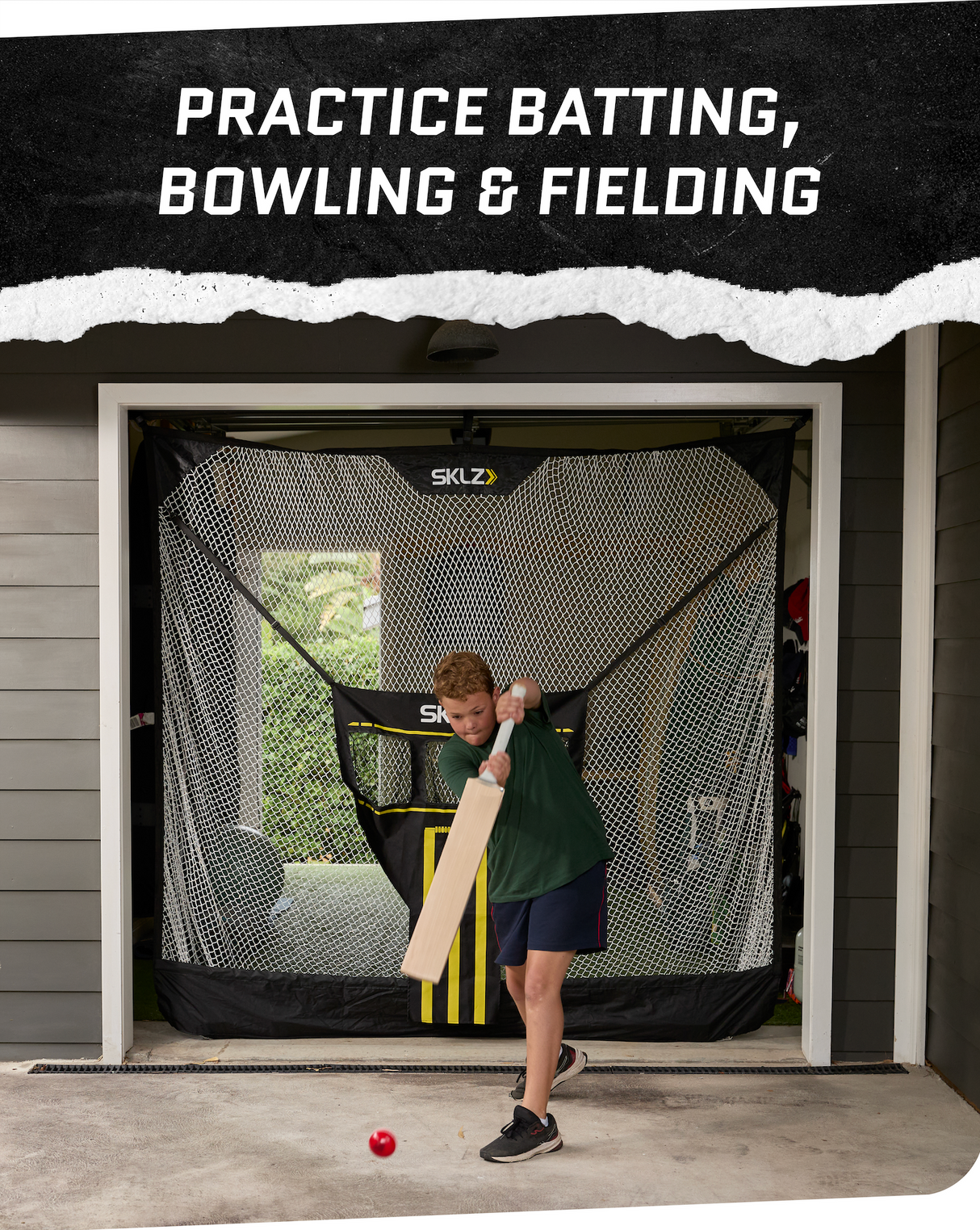 SKLZ Cricket Suspended Stumps Net
