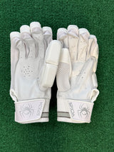 SPYDA Silver Edition Cricket Batting Gloves - Adult - 26/27
