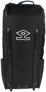 Shrey Pro Wheelie Cricket Bag – Black / Electric Blue - 26/27