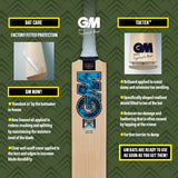 GM Verva DXM Signature English Willow Cricket Bat - SH - 25/26
