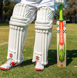 Gray Nicolls Legend Cricket Batting Leg Guards - 25/26 - Adult - RH