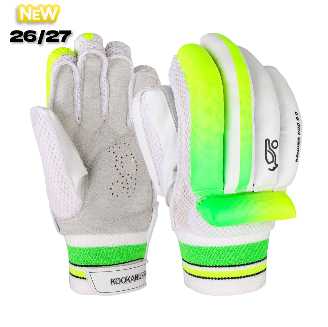 Kookaburra Kahuna Pro 9.0 Cricket Batting Gloves - Junior - 26/27