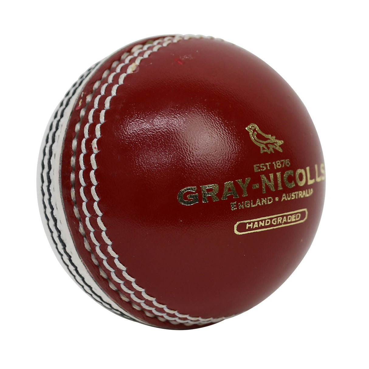Gray Nicolls Crest Special 2 Piece Cricket Ball -  Red - 156g
