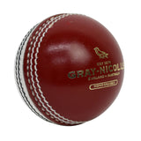 Gray Nicolls Crest Special 2 Piece Cricket Ball -  Red - 156g