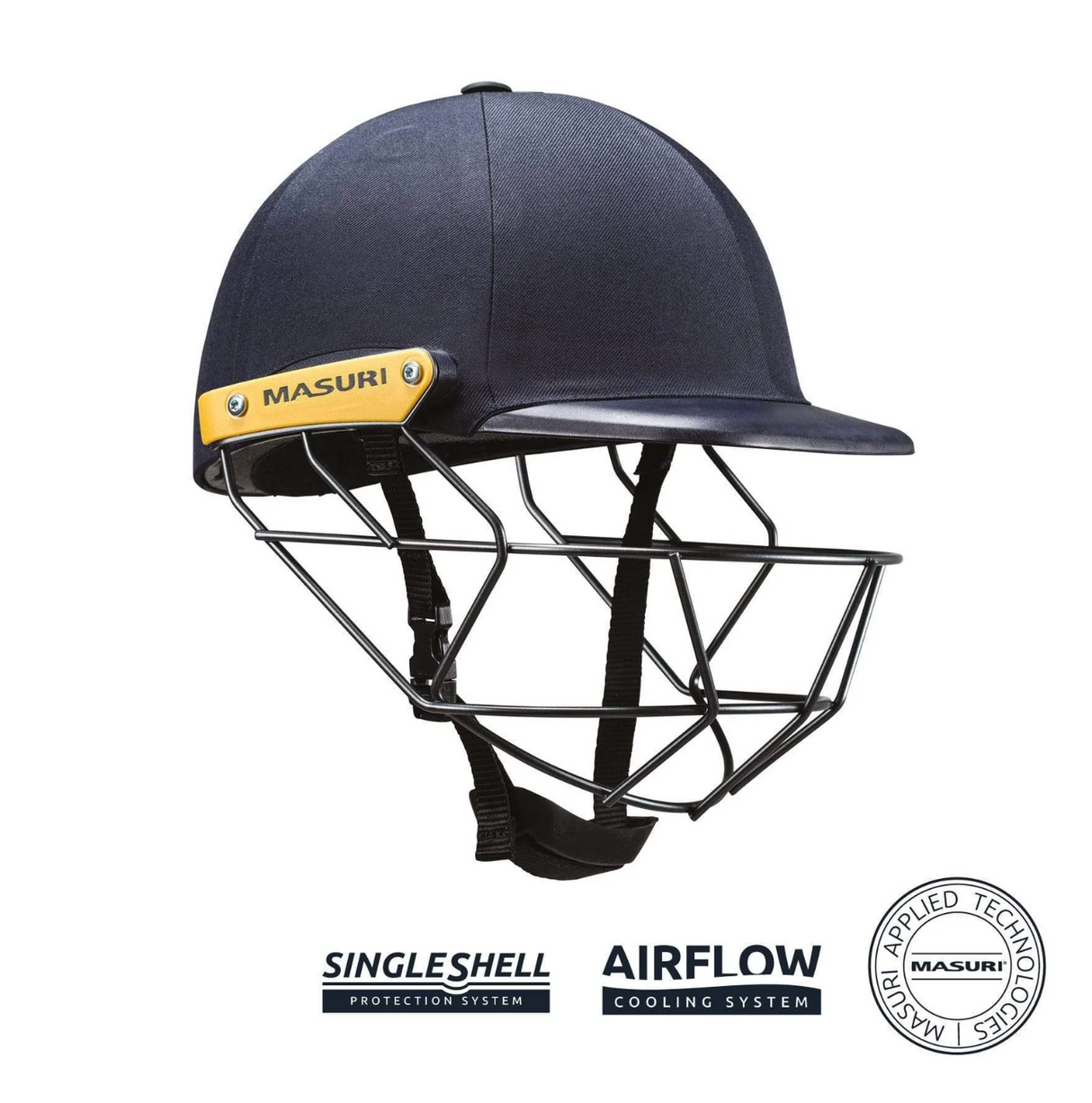 Masuri C Line Steel Cricket Batting Helmet - Junior