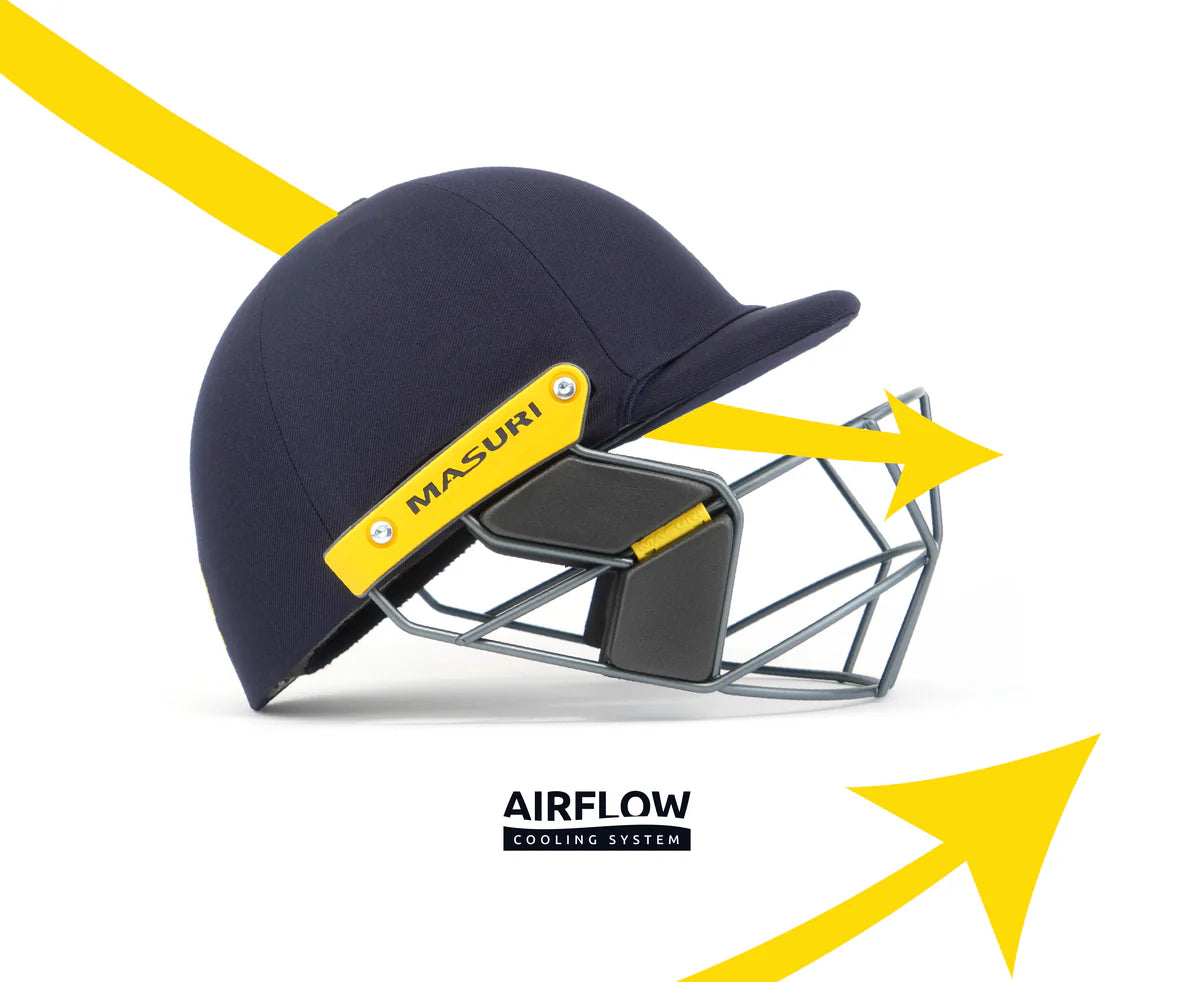 Masuri T Line Steel Cricket Batting Helmet - Junior