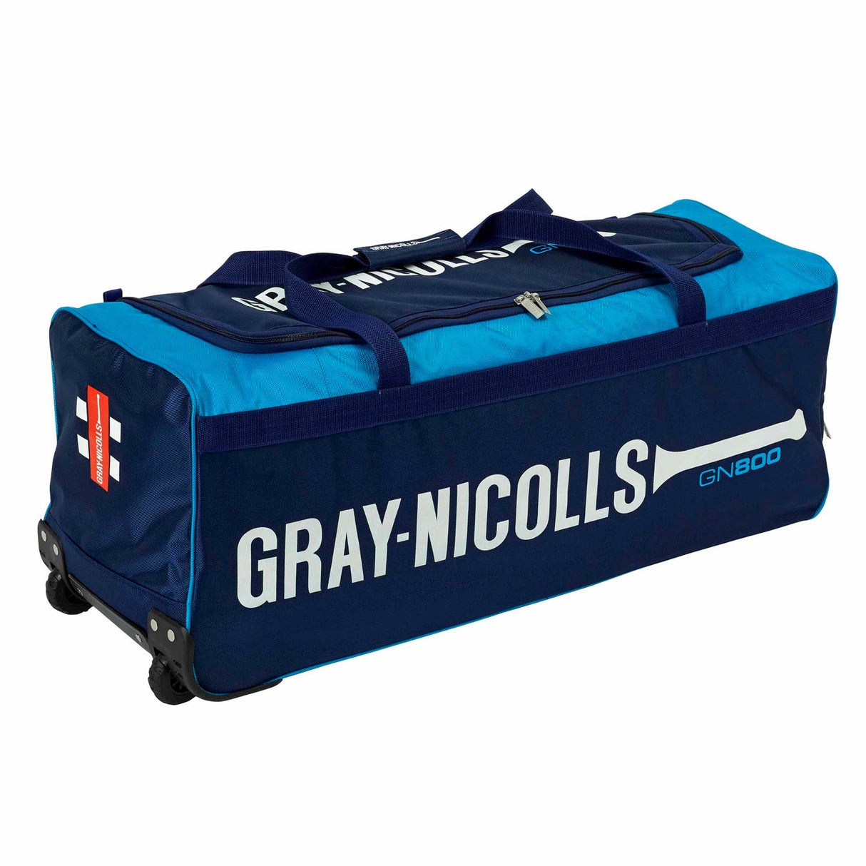 Gray Nicolls 800 Cricket Kit Bag - Wheelie - Blue -26/27