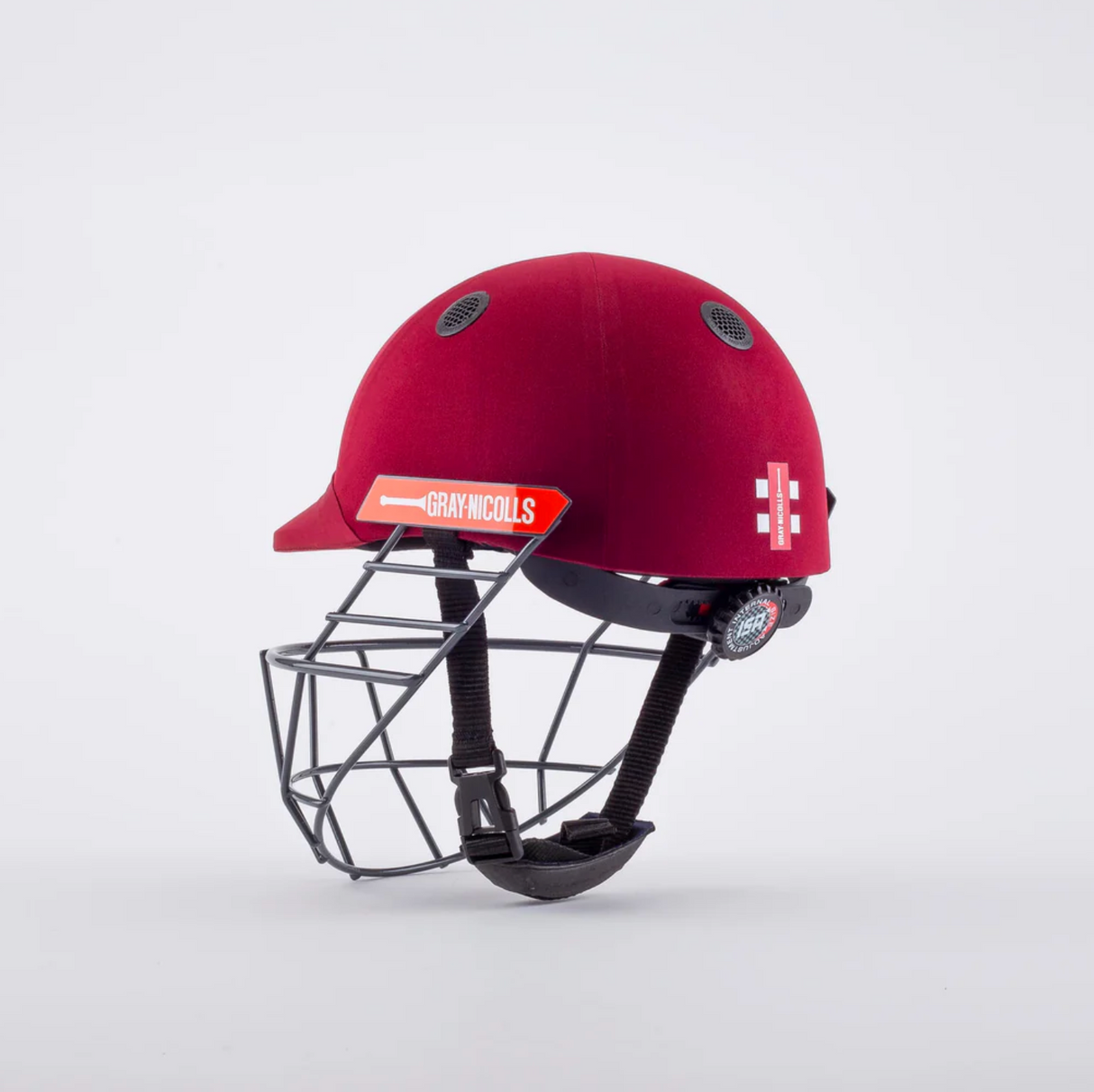 Gray Nicolls Atomic 360 Cricket Batting Helmet - Maroon - Senior - 26/27