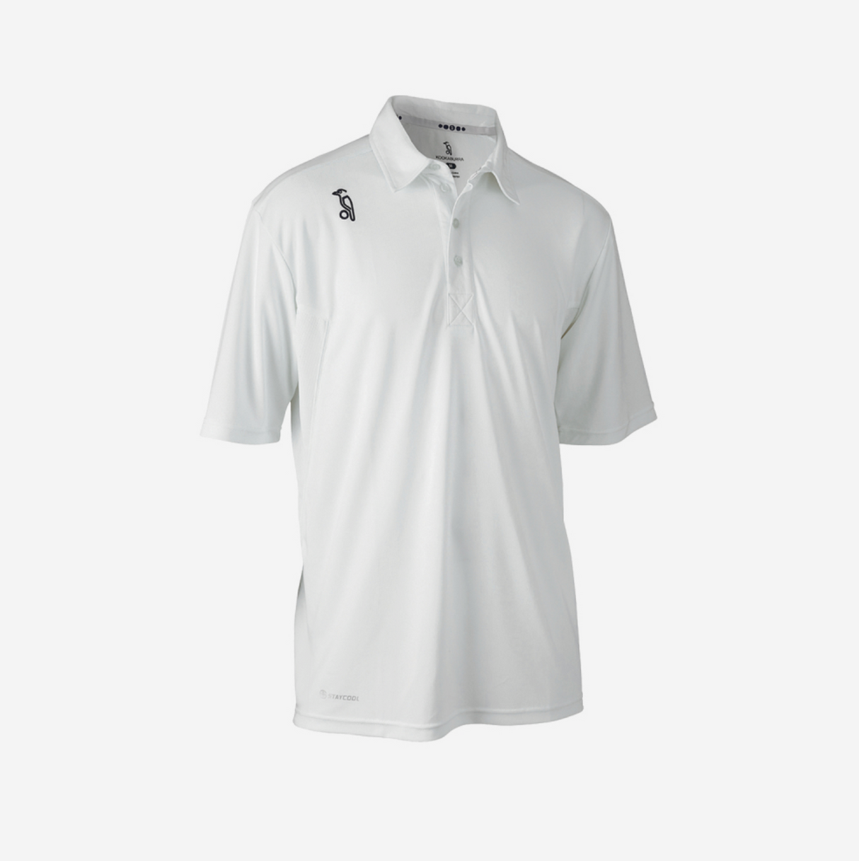 Kookaburra Pro Active Short Sleeve Cricket Shirt - White