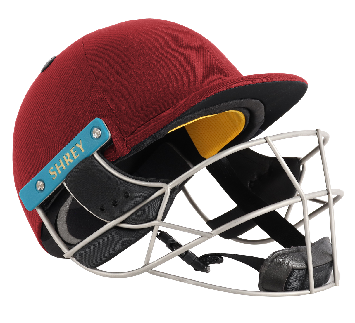 Shrey Master Class Air 2.0 Cricket Batting Helmet with Neck Guard - Stainless Steel - 26-27