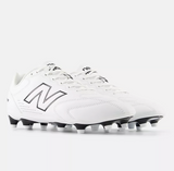 New Balance 442 Team FG V3 Men’s Football Shoes – White with Black (2E Wide Fit)