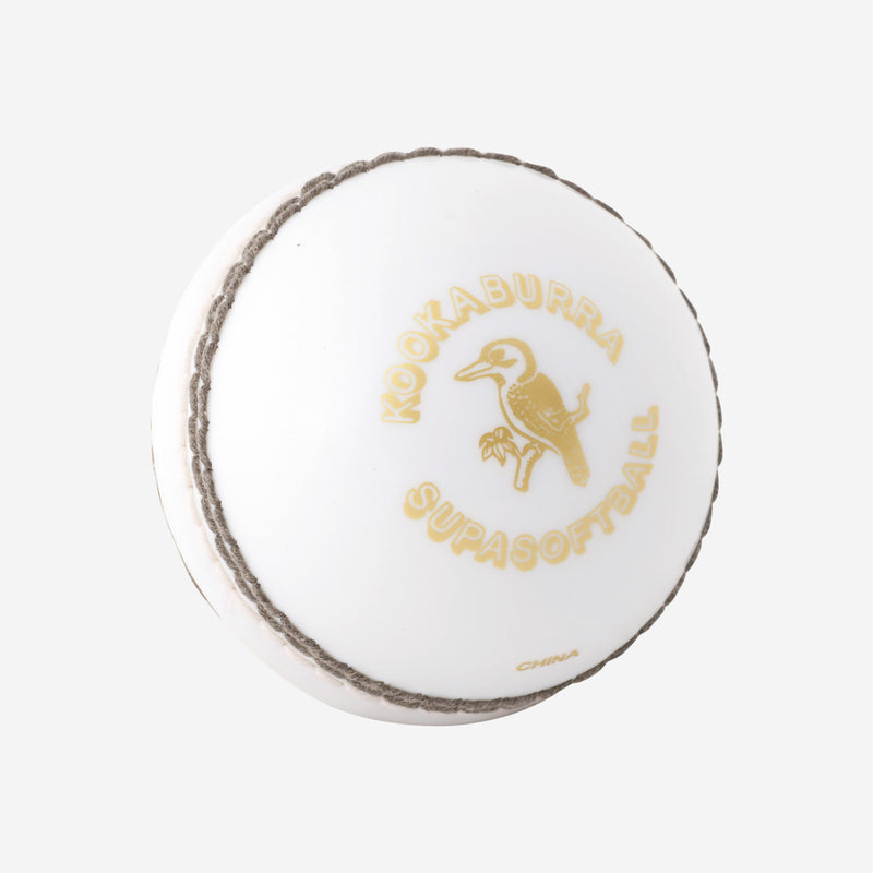 Kookaburra Supa Softaball Cricket - White