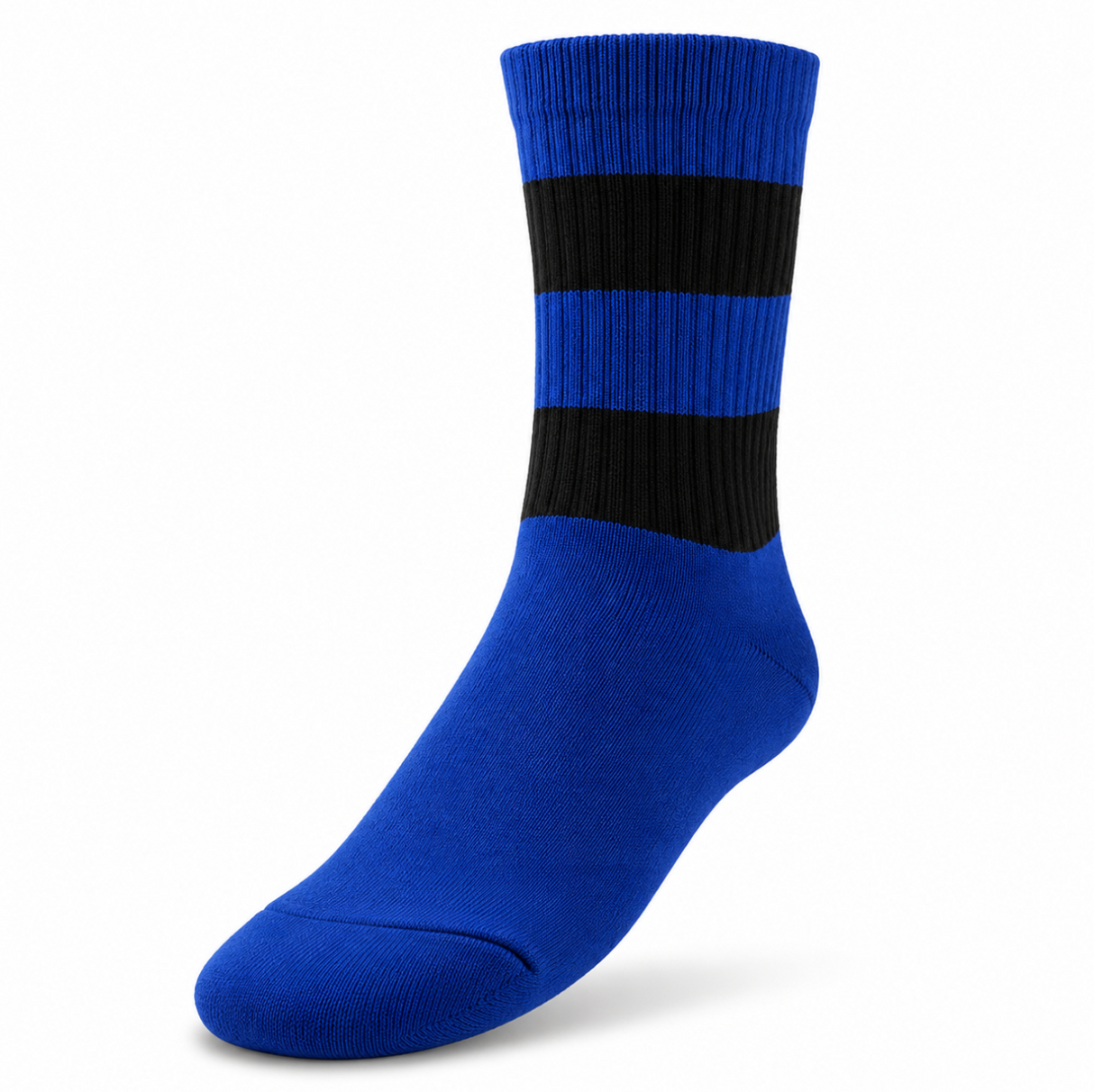 Sekem AFL Elite Crew Socks Royal/Black Hoops