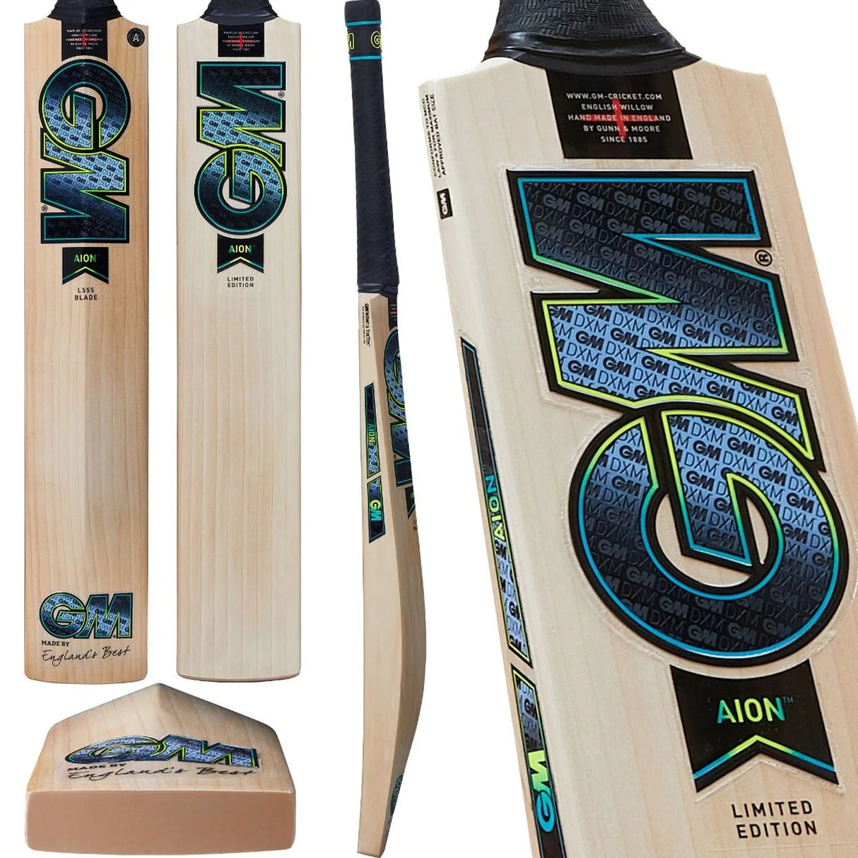 GM Aion DXM Signature English Willow Cricket Bat - SH