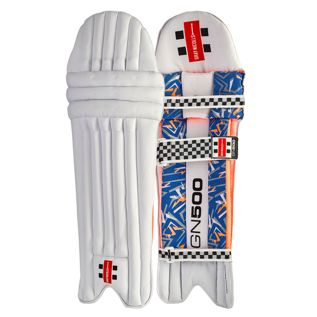 Gray Nicolls 500 Cricket Batting Leg Guards - Ambi - 25/26