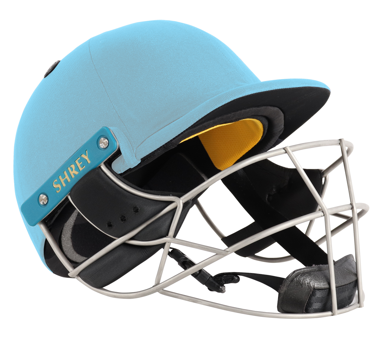 Shrey Master Class Air 2.0 Cricket Batting Helmet with Neck Guard - Stainless Steel - 26-27