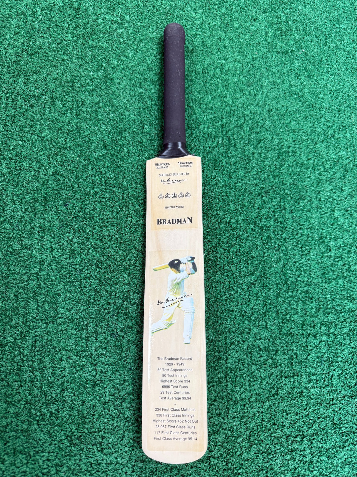 Bradman Slazenger Mini Bat